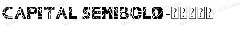 Capital Semibold字体转换